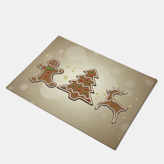 Lebkuchen Fußmatte (Schrägansicht)