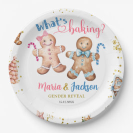 Lebkuchen Gender Paper Plate Pappteller