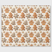 Lebkuchen-Geschenk Geschenkpapier (Flach)