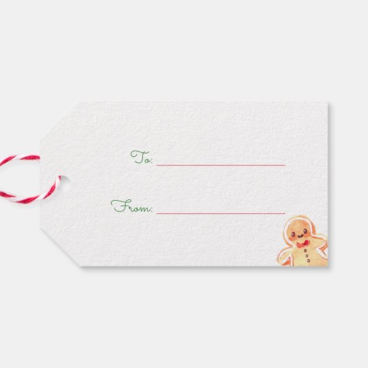 Lebkuchen Geschenkanhänger (Rückseite Horizontal)