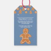 Lebkuchen Geschenkanhänger (Rückseite)