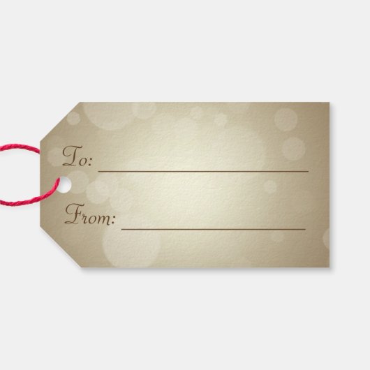 Lebkuchen Geschenkanhänger (Rückseite Horizontal)