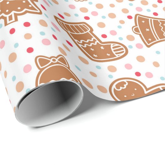 Lebkuchen Geschenkpapier (Rolleneckpunkt)