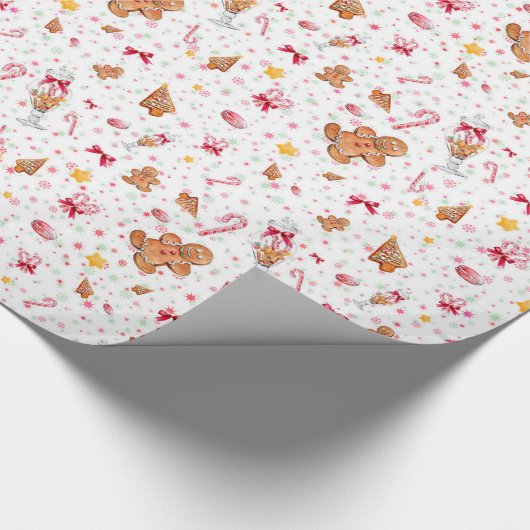 Lebkuchen Geschenkpapier (Ecke)