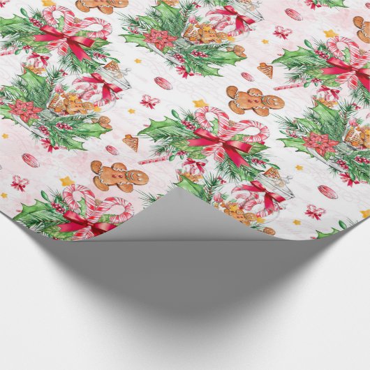 Lebkuchen Geschenkpapier (Ecke)