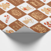 Lebkuchen Geschenkpapier (Ecke)
