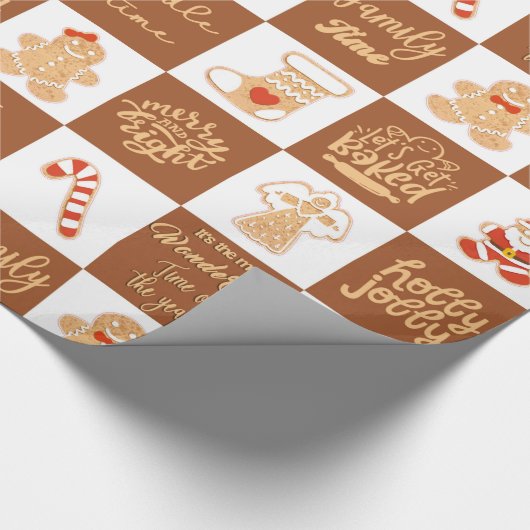 Lebkuchen Geschenkpapier (Ecke)