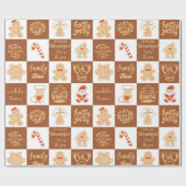 Lebkuchen Geschenkpapier (Flach)