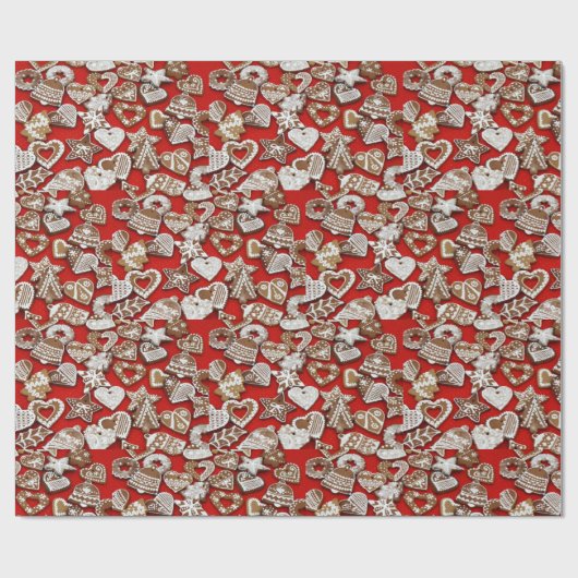 Lebkuchen Geschenkpapier (Flach)