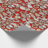Lebkuchen Geschenkpapier (Ecke)