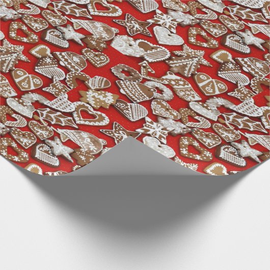 Lebkuchen Geschenkpapier (Ecke)