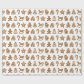 Lebkuchen Geschenkpapier (Flach)