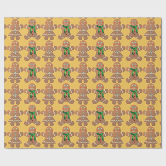 Lebkuchen Geschenkpapier (Flach)