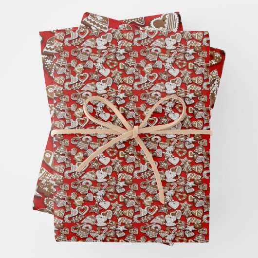 Lebkuchen Geschenkpapier Set (Beispiel)