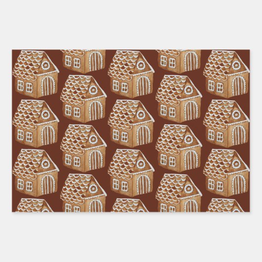 Lebkuchen Geschenkpapier Set (Vorderseite 3)