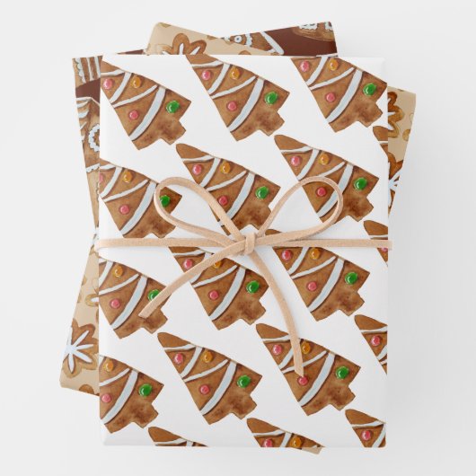 Lebkuchen Geschenkpapier Set (Beispiel)