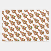 Lebkuchen Geschenkpapier Set (Vorderseite)