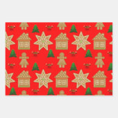 Lebkuchen Geschenkpapier Set (Vorderseite)