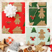 Lebkuchen Geschenkpapier Set