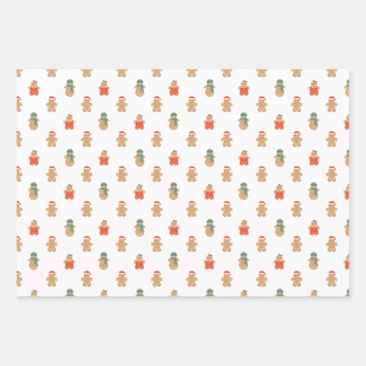 Lebkuchen Geschenkpapier Set (Vorderseite 2)