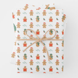 Lebkuchen Geschenkpapier Set