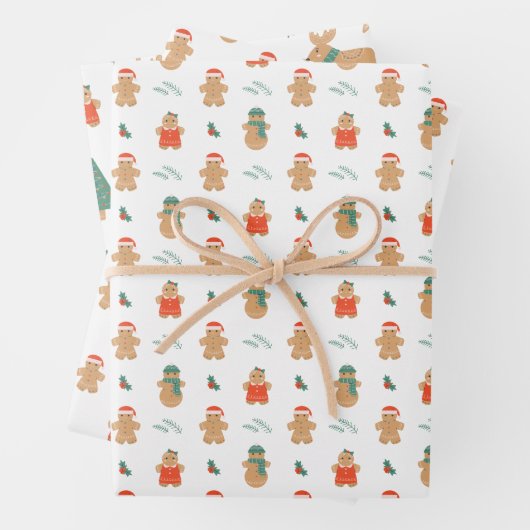 Lebkuchen Geschenkpapier Set (Beispiel)