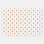 Lebkuchen Geschenkpapier Set (Vorderseite)