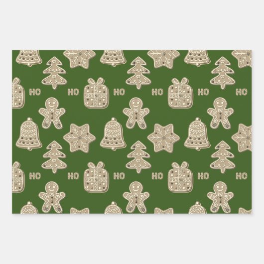 Lebkuchen Geschenkpapier Set (Vorderseite 2)