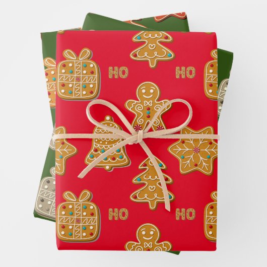 Lebkuchen Geschenkpapier Set (Beispiel)