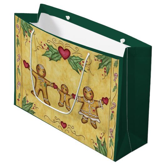 Lebkuchen-Geschenktüte Große Geschenktüte (Vorderseite Schrägansicht)