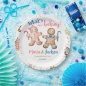 Lebkuchen-Geschlechterenthüllung Papierplatte Pappteller (Party)