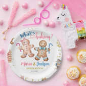 Lebkuchen-Geschlechterenthüllung Papierplatte Pappteller (Party)