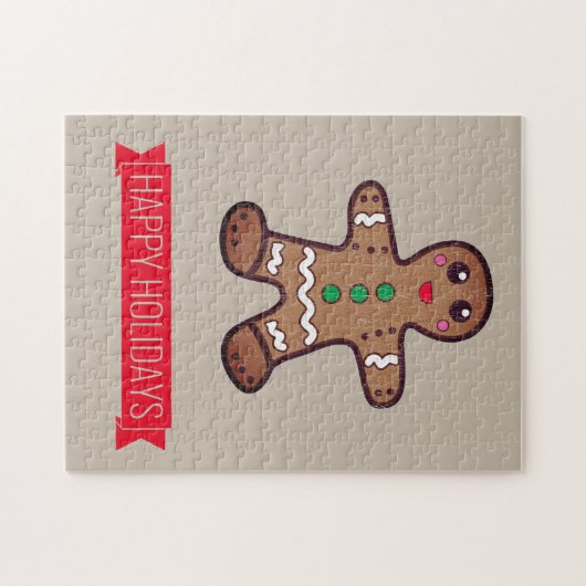 Lebkuchen - Happy Holidays Puzzle (Horizontal)