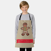 Lebkuchen - Happy Holidays Schürze (Getragen)