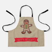 Lebkuchen - Happy Holidays Schürze (Vorderseite)