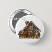 Lebkuchen-Haus Button (Vorne & Hinten)