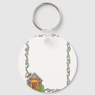 Lebkuchen-Haus-Ecke Schlüsselanhänger