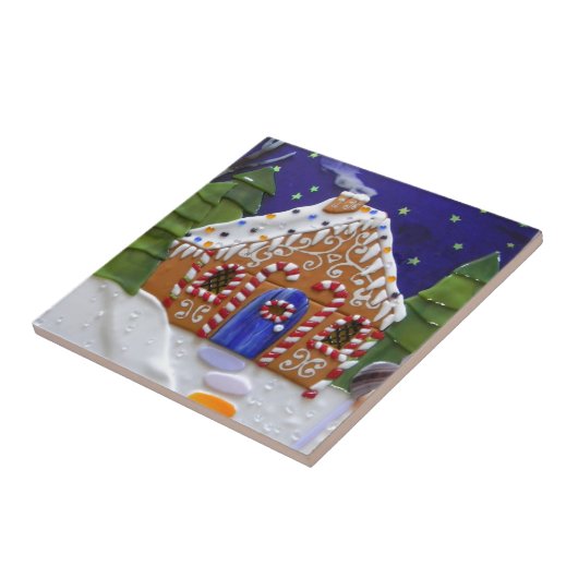 Lebkuchen-Haus Fliese (Seite)