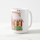 Lebkuchen-Haus-Lebkuchen-Mann-Lebkuchen-Dame Kaffeetasse (VorderseiteRechts)