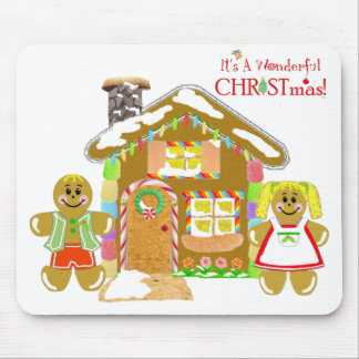 Lebkuchen-Haus Mousepad