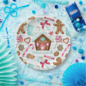 Lebkuchen-Haus-Plätzchen-Süßigkeits-Pappteller Pappteller (Party)