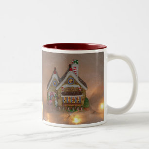 Lebkuchen-Haus-Porzellan Zweifarbige Tasse