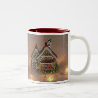 Lebkuchen-Haus-Porzellan Zweifarbige Tasse