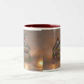 Lebkuchen-Haus-Porzellan Zweifarbige Tasse (Mittel)