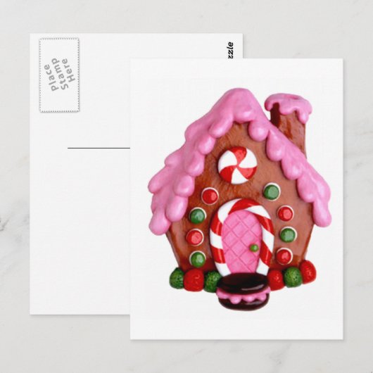 Lebkuchen-Haus Postkarte (Vorne/Hinten)