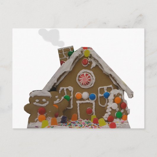 Lebkuchen-Haus Postkarte (Vorderseite)