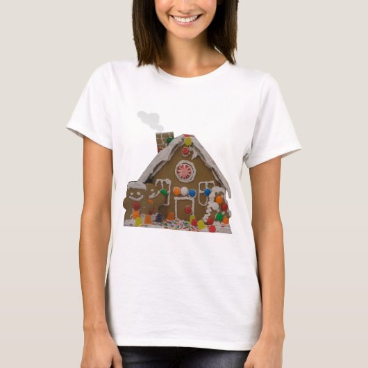 Lebkuchen-Haus T-Shirt (Vorderseite)