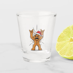 Lebkuchen Heavy Metal Gitarre Weihnachten 2026 Schnapsglas