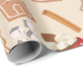 Lebkuchen & Heiße Schokolade Geschenkpapier (Rolleneckpunkt)
