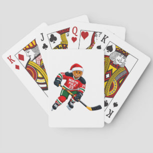 Lebkuchen-Hockey-Weihnachten 2026 Feiertags-Sport Spielkarten